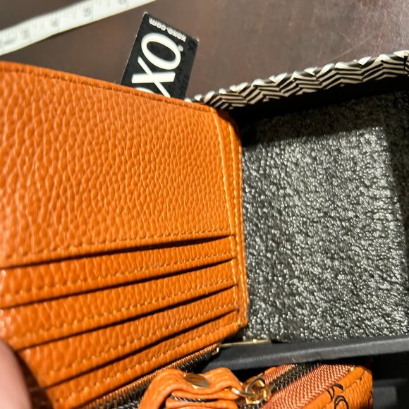 XOXO NWT Wallet & Keychain Set ā Orange You Glad You Foundā Me? - Picture 8 of 15